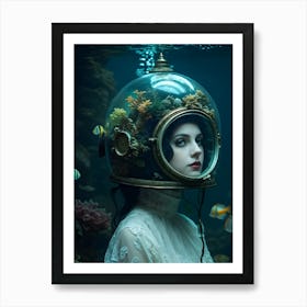 Aquatic Enigma V1 Art Print