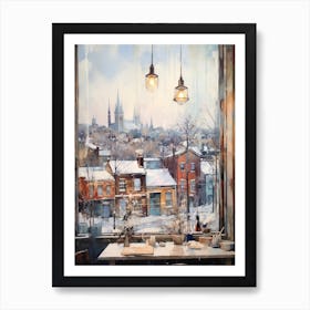 Winter Cityscape Toronto Canada 1 Art Print