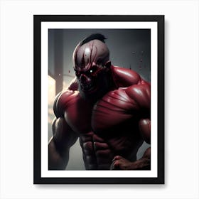 Red Demon Art Print