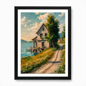 House landscape Art Print