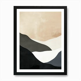 Echoes Of Calm Minimalist Style Art Print