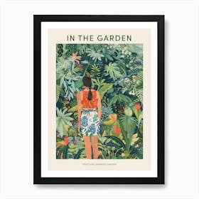 In The Garden Poster Portland Japanese Garden Usa 1 Art Print