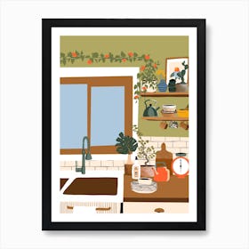 Kitchen Window  Art Print