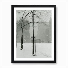 Tree In Snow, New York City (1900–1902), Alfred Stieglitz Art Print