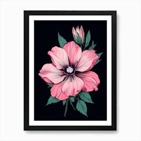 Pink Flower 7 Art Print