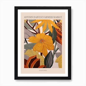 Fall Botanicals Daffodil 1 Poster Poster