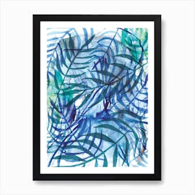 Nature In Blue Number Three Art Print
