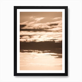 Amber Skies Art Print