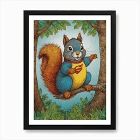 Super Squirrel 8 Affiche