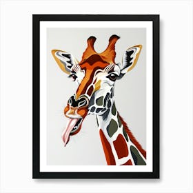 Giraffe 156 Art Print