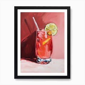 Cocktail, Mid Century Art Print