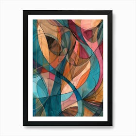 Abstract Painting 365 Art Print