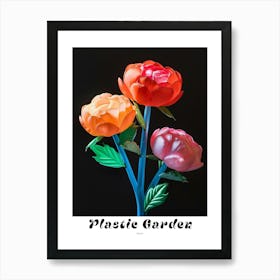 Bright Inflatable Flowers Poster Peony 1 Art Print