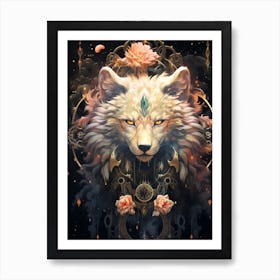 Wolf Head Art Print