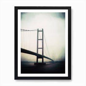 Atmospheric Humber Bridge Art Print