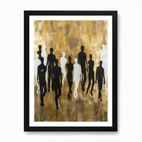 Silhouettes 2 Art Print