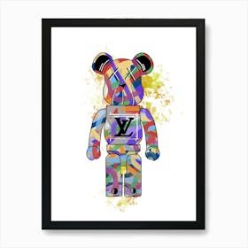 Louis Vu Bear Art Print