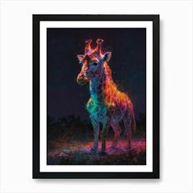 Giraffe Canvas Print 19 Art Print