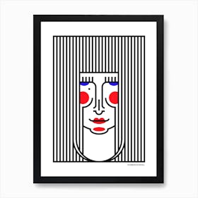 Portrait Lilieth Art Print