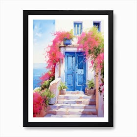 Blue Door 10 Art Print