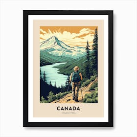 Chilkoot Trail Canada 2 Vintage Hiking Travel Poster Art Print