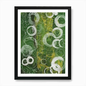 Circles And Swirls Art Print