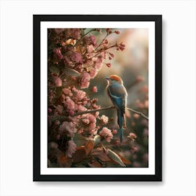 Bird In Bloom 1 Art Print