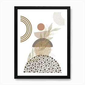 Abstract Circles 4 Art Print