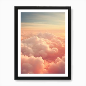 Pink Clouds In The Sky 2 Art Print