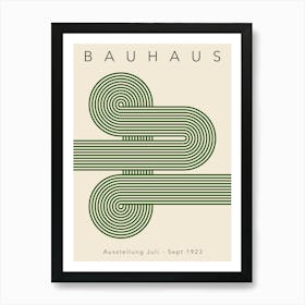 Minimalist Bauhaus Stripes Art Print