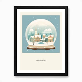 Reykjavik Iceland 1 Snowglobe Poster Art Print