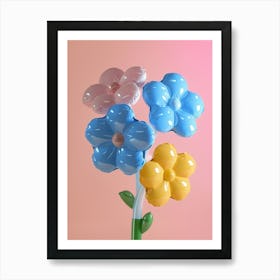 Dreamy Inflatable Flowers Forget Me Not 4 Art Print