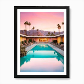 California Dreaming - Mid-Century Pool Art Print