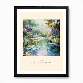 Cottage Garden Poster Enchanted Pond 9 Art Print