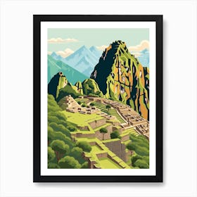 Peru Travel Illustration Art Print