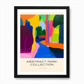 Abstract Park Collection Poster Hyde Park London 8 Art Print