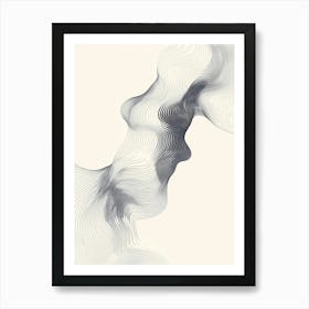 Abstract Wave Pattern 4 Art Print