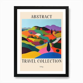 Abstract Travel Collection Poster Turkey 2 Art Print