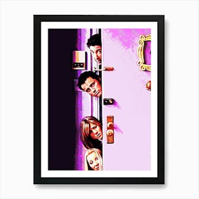 Friends Door movie Art Print