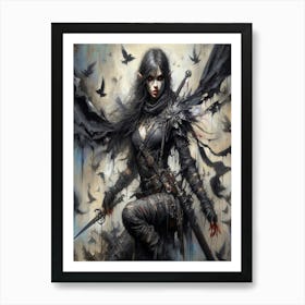 Dark Elf Art Print