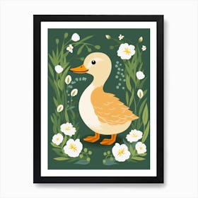 Baby Animal Illustration  Duck 3 Art Print