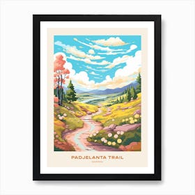 Padjelanta Trail Sweden 2 Hike Poster Art Print