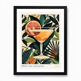 Art Deco Daiquiri 2 Poster Art Print