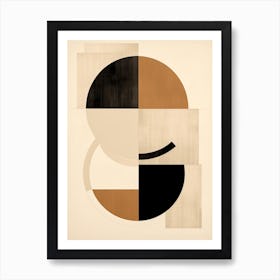 Bauhaus Rhapsody: Chromatic Harmony Art Print