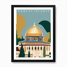 Dome Of The Rock 3 Art Print