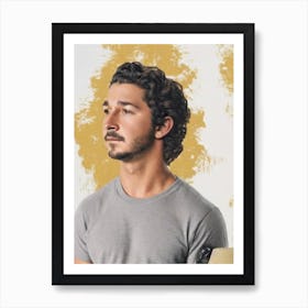 Shia Labeouf Retro Collage Movies Art Print