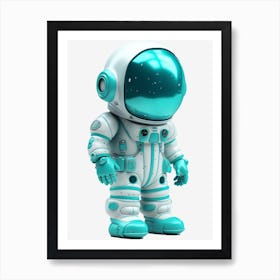 Kawaii Spaceman Art Print