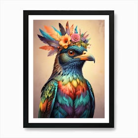 Colorful Bird 4 Art Print