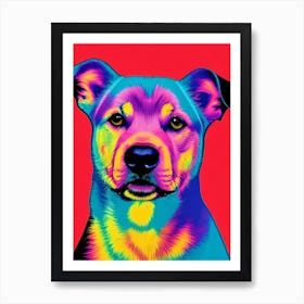 Finnish Spitz Andy Warhol Style Dog Art Print