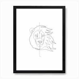 Lion 01 Art Print